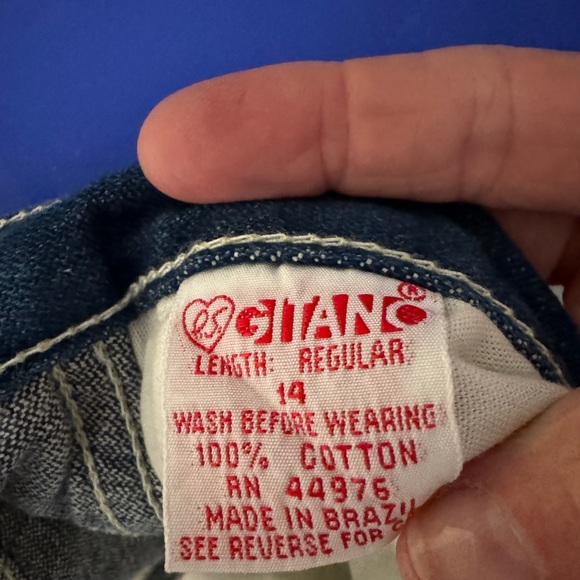 p.s. Gitano jeans Vintage size 14 regular - Picture 5 of 5